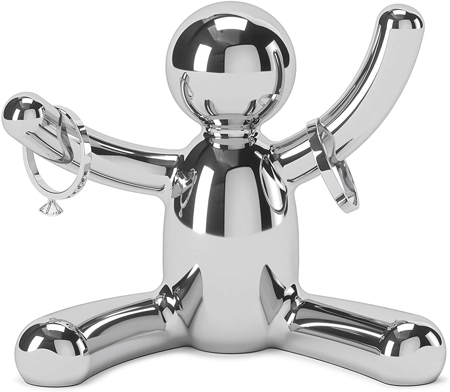 Umbra Buddy Ring Holder Set Chrome