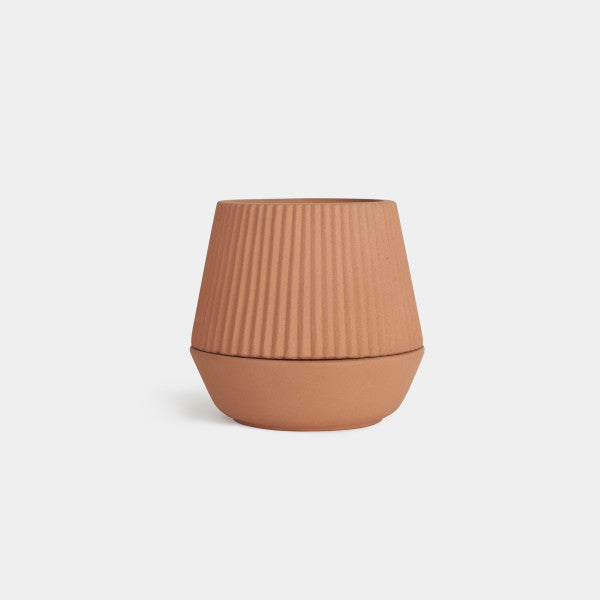 Umbra Shift Pleated Planter with Self-Watering Wick